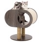 Jack and Vanilla Casa rascador para gatos Molly gris 48x48x62 cm Jack and Vanilla Casa rascador para gatos Molly gris 48x48x62 cm