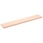 vidaXL Encimera de baño madera maciza sin tratar 180x30x(2-6) cm