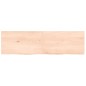 vidaXL Encimera de baño madera maciza sin tratar 140x40x(2-4) cm vidaXL Encimera de baño madera maciza sin tratar 140x40x(2-4) cm