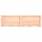 vidaXL Encimera de baño madera maciza sin tratar 140x40x(2-4) cm vidaXL Encimera de baño madera maciza sin tratar 140x40x(2-4) cm