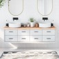 vidaXL Encimera de baño madera maciza sin tratar 180x50x(2-6) cm vidaXL Encimera de baño madera maciza sin tratar 180x50x(2-6) cm