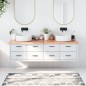 vidaXL Encimera baño madera maciza tratada marrón claro 180x40x(2-4)cm vidaXL Encimera baño madera maciza tratada marrón claro 180x40x(2-4)cm