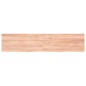 vidaXL Encimera baño madera maciza tratada marrón claro 180x40x(2-4)cm vidaXL Encimera baño madera maciza tratada marrón claro 180x40x(2-4)cm