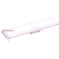 vidaXL Encimera baño madera maciza tratada marrón claro 180x40x(2-4)cm vidaXL Encimera baño madera maciza tratada marrón claro 180x40x(2-4)cm