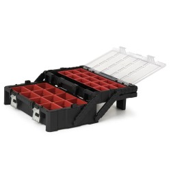 Keter Maletín de herramientas Organizador Cantilever Duo M marrón