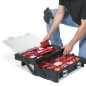 Keter Maletín de herramientas Organizador Cantilever Duo M marrón