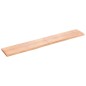vidaXL Encimera baño madera maciza tratada marrón claro 180x30x(2-4)cm vidaXL Encimera baño madera maciza tratada marrón claro 180x30x(2-4)cm
