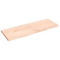 vidaXL Encimera de baño madera maciza sin tratar 140x50x(2-4) cm vidaXL Encimera de baño madera maciza sin tratar 140x50x(2-4) cm