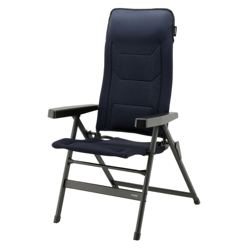 Travellife Silla de camping plegable lujosa Monaco Comfort azul Travellife Silla de camping plegable lujosa Monaco Comfort azul