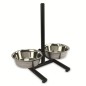 Pets Collection Comedero bebedero de perro altura ajustable acero inox Pets Collection Comedero bebedero de perro altura ajustable acero inox