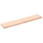 vidaXL Encimera de baño madera maciza sin tratar 160x30x(2-6) cm vidaXL Encimera de baño madera maciza sin tratar 160x30x(2-6) cm