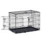 Karlie Jaula para perros con 2 puertas negro 92x57x63 cm Karlie Jaula para perros con 2 puertas negro 92x57x63 cm