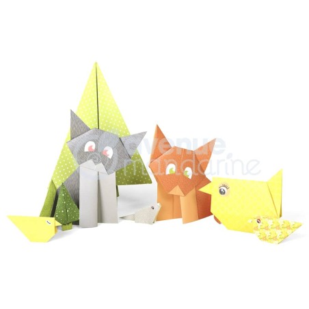 Avenue Mandarine Caja de creatividad Origami Initiation