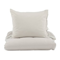 Venture Home Juego de ropa de cama Jenna algodón color arena 200x150cm