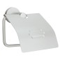Kleine Wolke Portarrollo de papel higiénico con tapa Apollo aluminio Kleine Wolke Portarrollo de papel higiénico con tapa Apollo aluminio