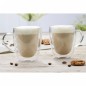 HI Juego de vasos para café capuchino 2 unidades transparente 270 ml HI Juego de vasos para café capuchino 2 unidades transparente 270 ml