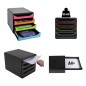 Exacompta Set de cajones para escritorio Harlequin con 4 cajones Exacompta Set de cajones para escritorio Harlequin con 4 cajones