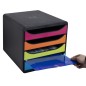 Exacompta Set de cajones para escritorio Harlequin con 4 cajones Exacompta Set de cajones para escritorio Harlequin con 4 cajones