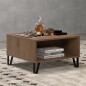 Trendteam Mesa de centro Montez color roble dorado artesanal Trendteam Mesa de centro Montez color roble dorado artesanal