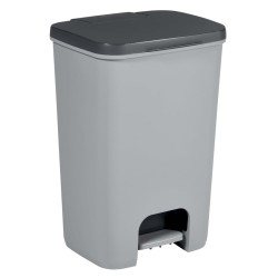 Curver Papelera de pedal Essentials gris claro 40 L