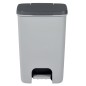 Curver Papelera de pedal Essentials gris claro 40 L