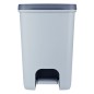Curver Papelera de pedal Essentials gris claro 40 L