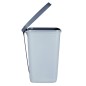 Curver Papelera de pedal Essentials gris claro 40 L