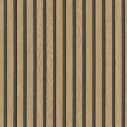 Noordwand Papel pintado Botanica Wooden Slats marrón y roble