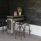 Esschert Design Taburete con forma de asiento de tractor gris Esschert Design Taburete con forma de asiento de tractor gris