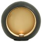 Lesli Living Soportes de vela redondo 28,5x9,5x27,5 cm