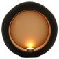 Lesli Living Soportes de vela redondo 28,5x9,5x27,5 cm