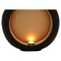 Lesli Living Soportes de vela redondo 28,5x9,5x27,5 cm