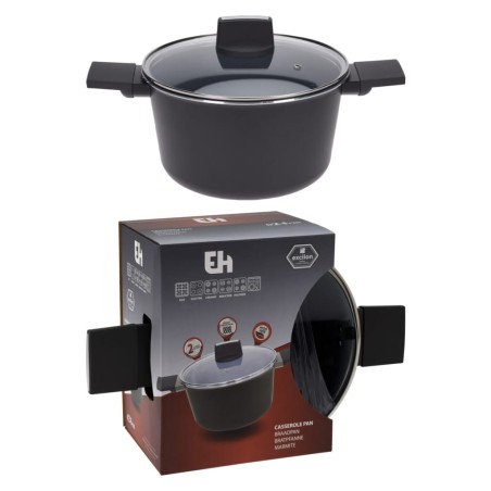 Excellent Houseware Cazuela con tapa 24 cm