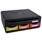 Exacompta Set de cajones escritorio Toolbox con 4 cajones arlequinado Exacompta Set de cajones escritorio Toolbox con 4 cajones arlequinado