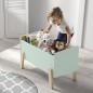 Vipack Caja para juguetes Kiddy madera verde mint Vipack Caja para juguetes Kiddy madera verde mint