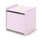 Vipack Mesita de noche Kiddy con puerta madera rosa envejecido Vipack Mesita de noche Kiddy con puerta madera rosa envejecido
