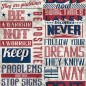 Noordwand Papel pintado Friends&Coffee Words and Letters rojo y azul Noordwand Papel pintado Friends&Coffee Words and Letters rojo y azul