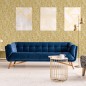 DUTCH WALLCOVERINGS Papel pintado Mae ocre y beige DUTCH WALLCOVERINGS Papel pintado Mae ocre y beige