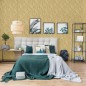 DUTCH WALLCOVERINGS Papel pintado Mae ocre y beige DUTCH WALLCOVERINGS Papel pintado Mae ocre y beige