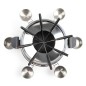 Livoo Olla de fondue eléctrica para 8 personas negro 1,8 L 1000 W