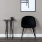 Venture Home Sillas de comedor 2 unidades Velvet terciopelo negro