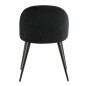 Venture Home Sillas de comedor 2 unidades Velvet terciopelo negro