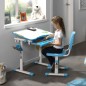 Vipack Escritorio niños regulable Comfortline 201 y silla azul blanco Vipack Escritorio niños regulable Comfortline 201 y silla azul blanco