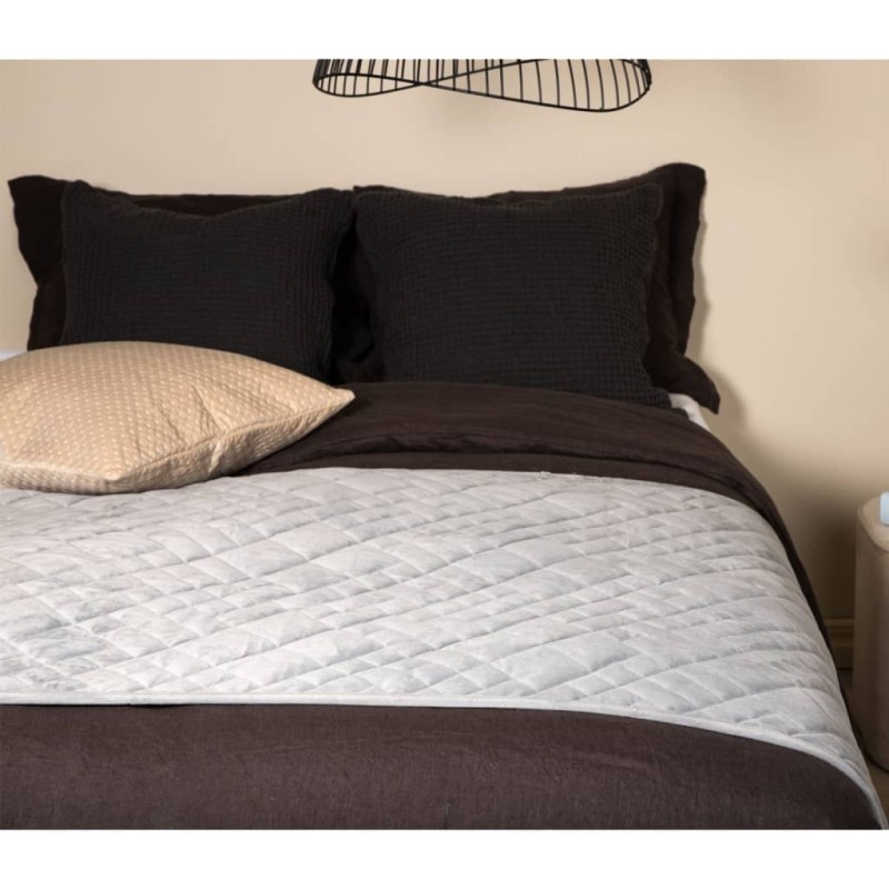 Venture Home Colcha Jilly poliéster gris claro 80x260 cm Venture Home Colcha Jilly poliéster gris claro 80x260 cm