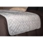 Venture Home Colcha Jilly poliéster gris claro 80x260 cm Venture Home Colcha Jilly poliéster gris claro 80x260 cm
