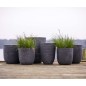 Capi Macetero Waste Smooth gris 35x34 cm Capi Macetero Waste Smooth gris 35x34 cm