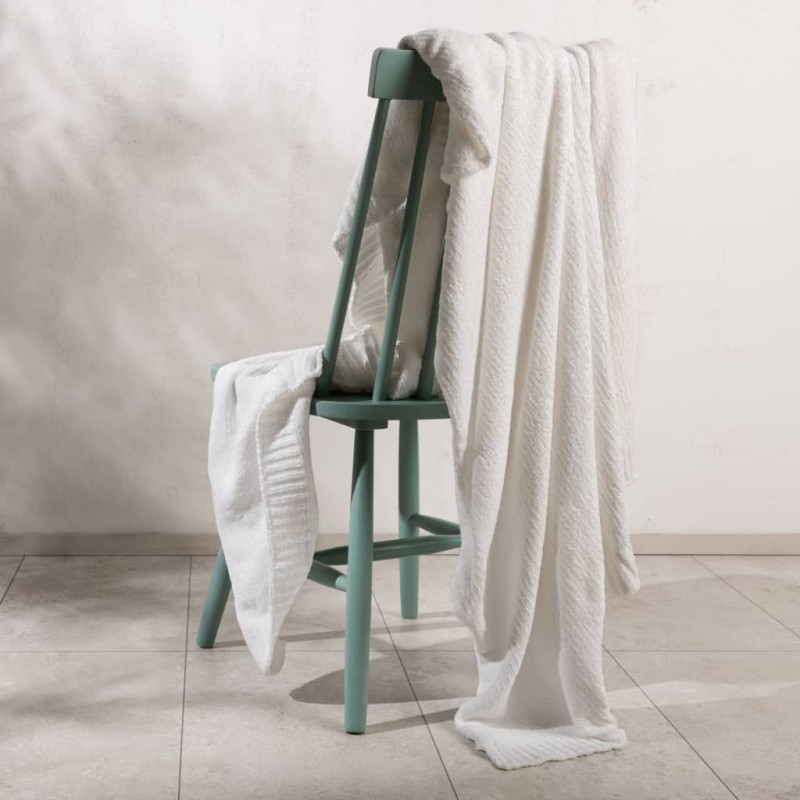 Venture Home Manta Ally poliéster blanco 170x130 cm Venture Home Manta Ally poliéster blanco 170x130 cm