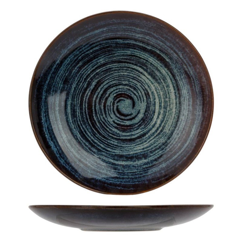 Cosy & Trendy Plato postre Atlantis 6 uds círculos azul Ø21,5cm Cosy & Trendy Plato postre Atlantis 6 uds círculos azul Ø21,5cm