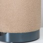 Venture Home Puf Benji felpa beige y negro 35x35x42,5 cm Venture Home Puf Benji felpa beige y negro 35x35x42,5 cm