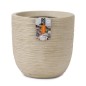 Capi Macetero Waste Rib beige terrazo 35x34 cm Capi Macetero Waste Rib beige terrazo 35x34 cm